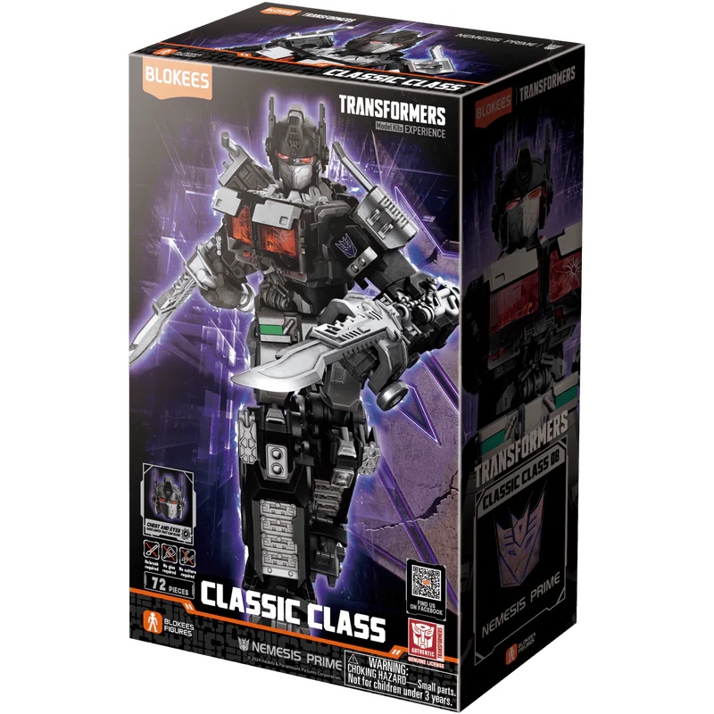 TRANSFORMERS BLOKEES CLASSIC CLASS NEMESIS PRIME