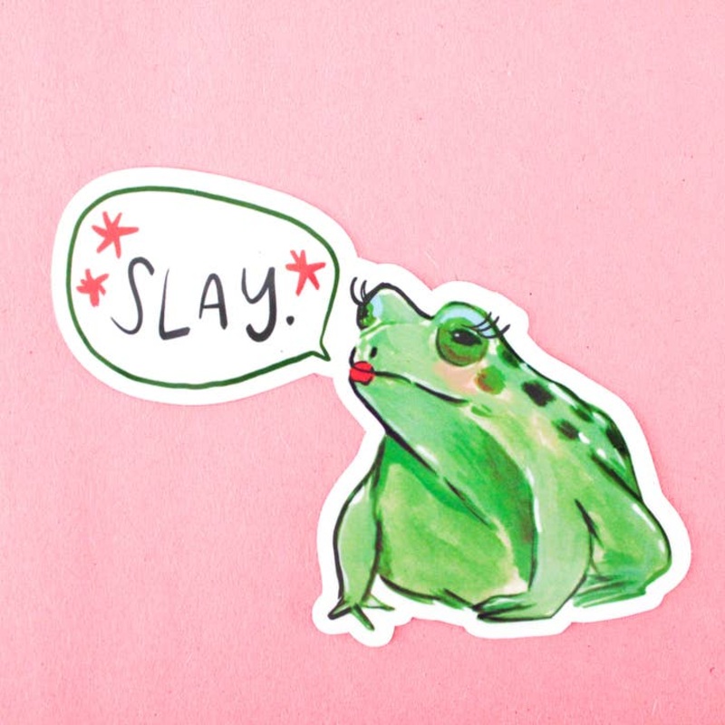 SLAY FROG STICKER