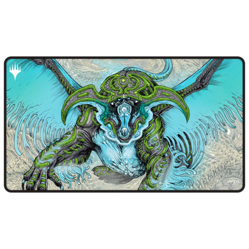 TARKIR DRAGONSTORM BLACK-STITCHED EDGE URENI, THE SONG UNENDING PLAYMAT
