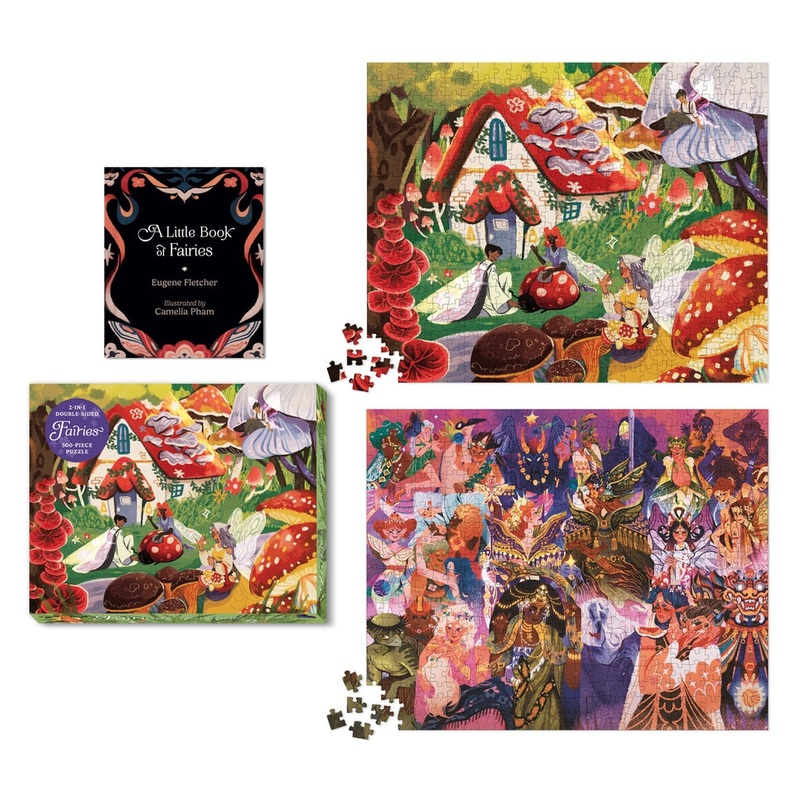 DOUBLE SIDED FAIRIES 500PC PUZZLE