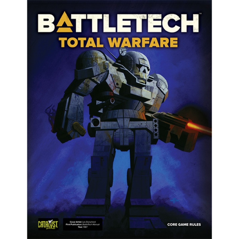 BATTLETECH TOTAL WARFARE VINTAGE COVER