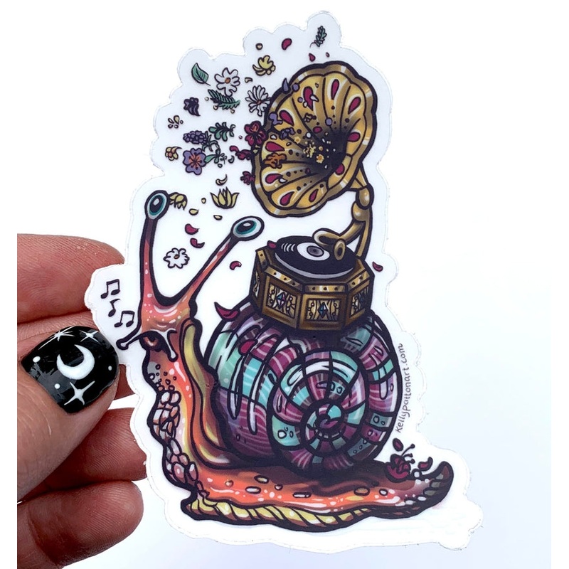 SLOW SONG SNAIL STICKER