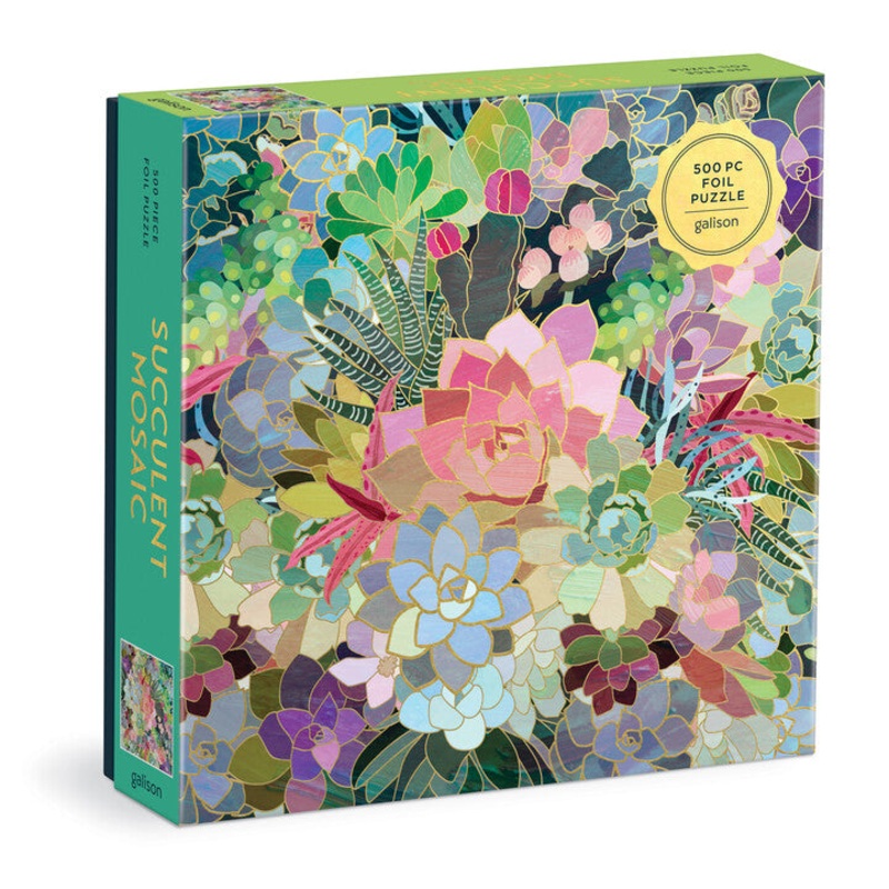 SUCCULENT MOSAIC 500PC PUZZLE