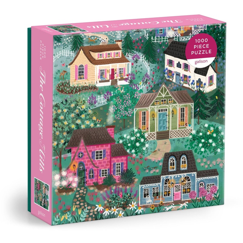 THE COTTAGE HILLS 1000PC PUZZLE