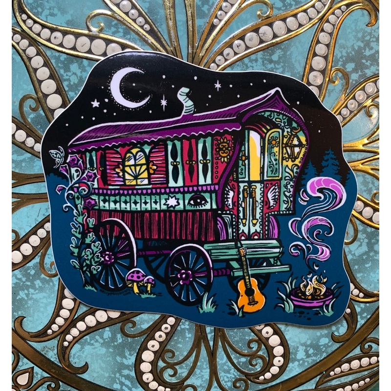 WANDERER COZY CARAVAN STICKER