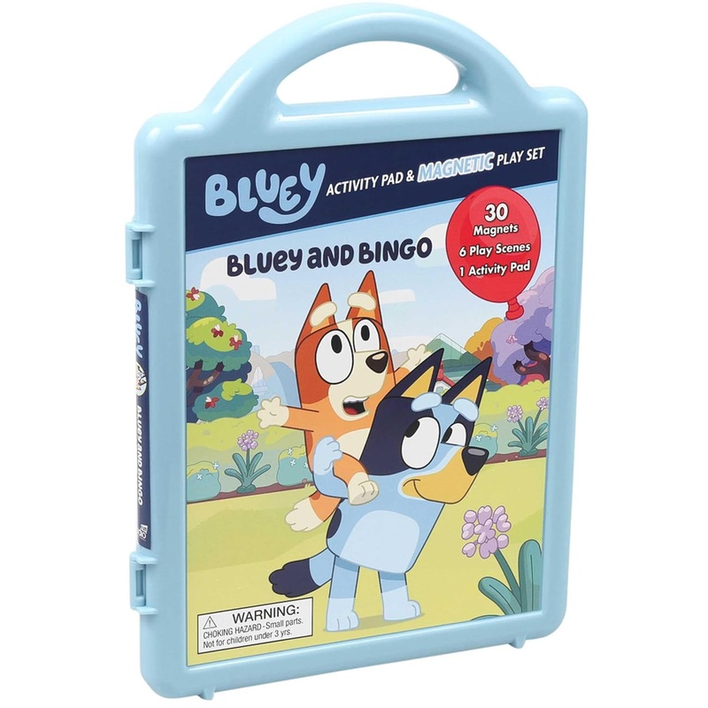 BLUEY AND BINGO ACTIVITY PAD AND PLAY SET