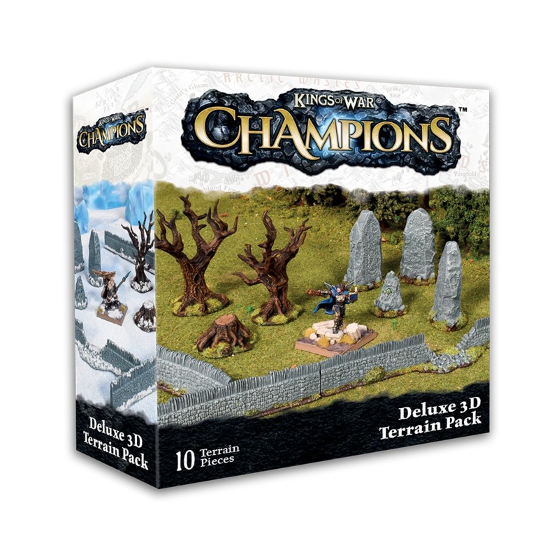 KINGS OF WAR CHAMPIONS DELUXE 3D TERRAIN PACK
