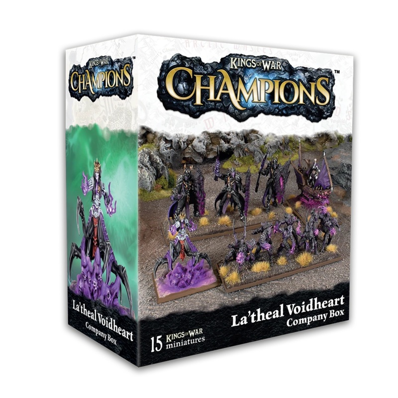 KINGS OF WAR CHAMPIONS LA'THEAL VOIDHEART COMPANY BOX