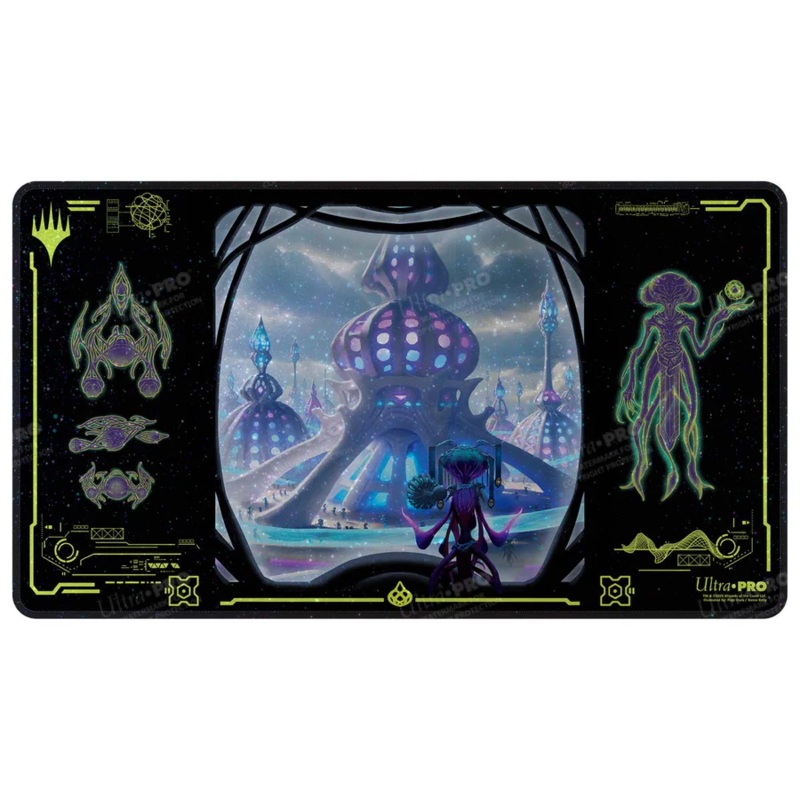 EDGE OF ETERNITIES HOLOFOIL PLAYMAT: UTHROS, TITANIC GODCORE