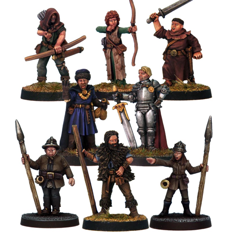 7 TV HISTORICAL STARTER MINIATURE SET