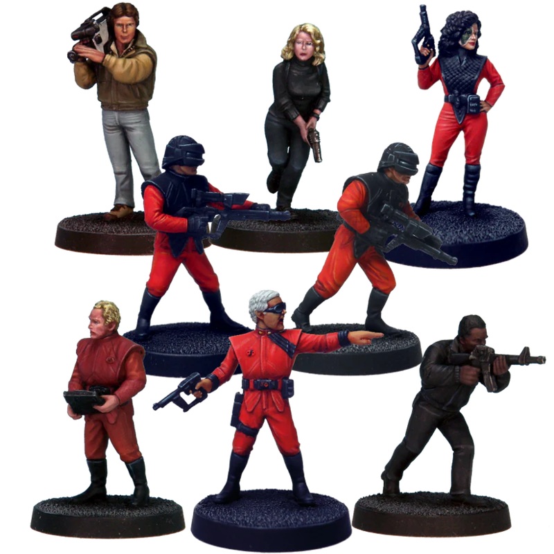 7 TV SCI FI STARTER MINIATURE SET