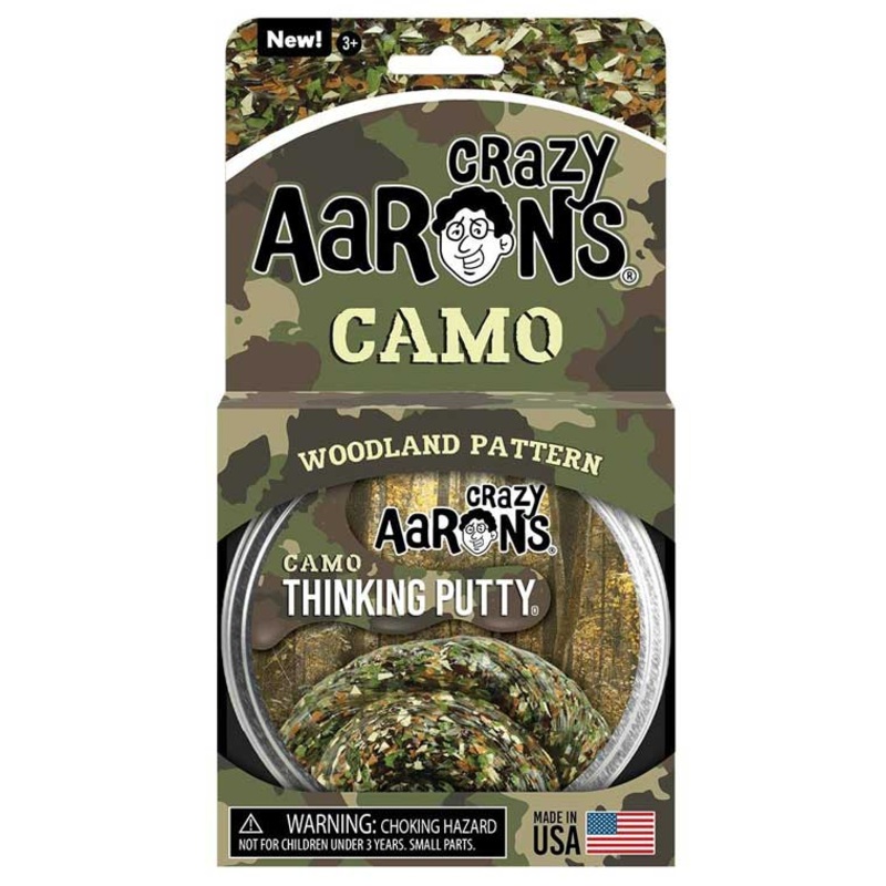 CRAZY AARON'S THINKING PUTTY WOODLAND CAMO