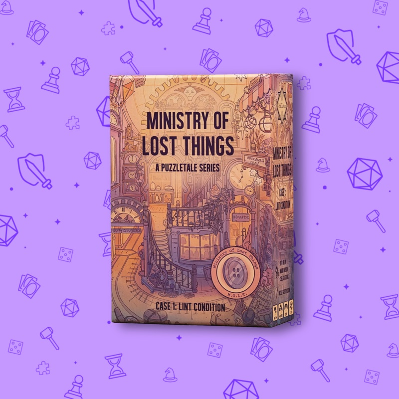 MINISTRY OF LOST THINGS CASE 1 LINT CONDITION