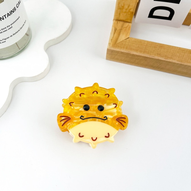 SMALL PUFFERFISH HAIR CLAW CLIP