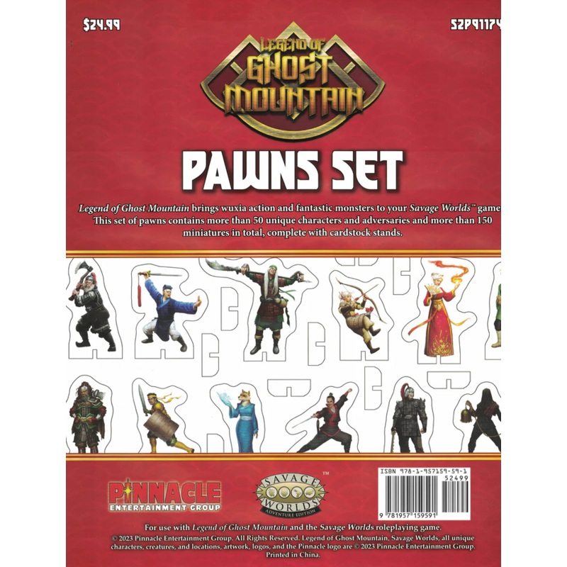 SAVAGE WORLDS: LEGEND OF GHOST MOUNTAIN PAWNS