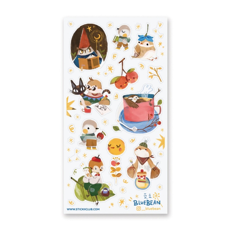 WOODLAND MORNINGS STICKER SHEET