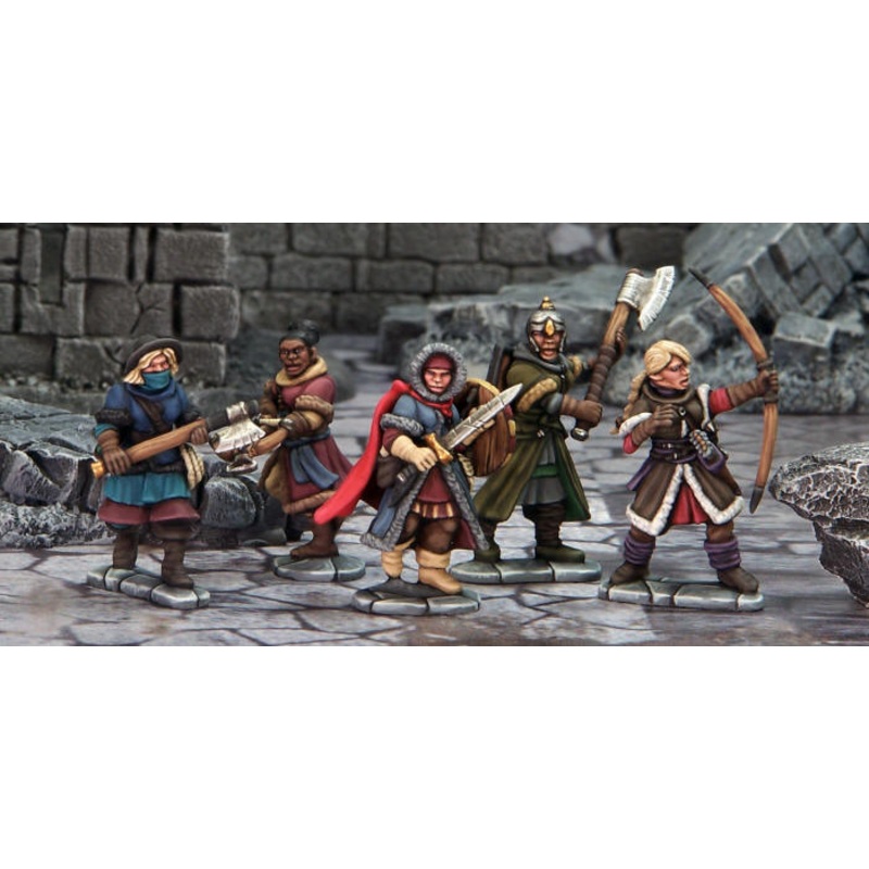 FROSTGRAVE PLASTIC FEMALE SOLDIERS