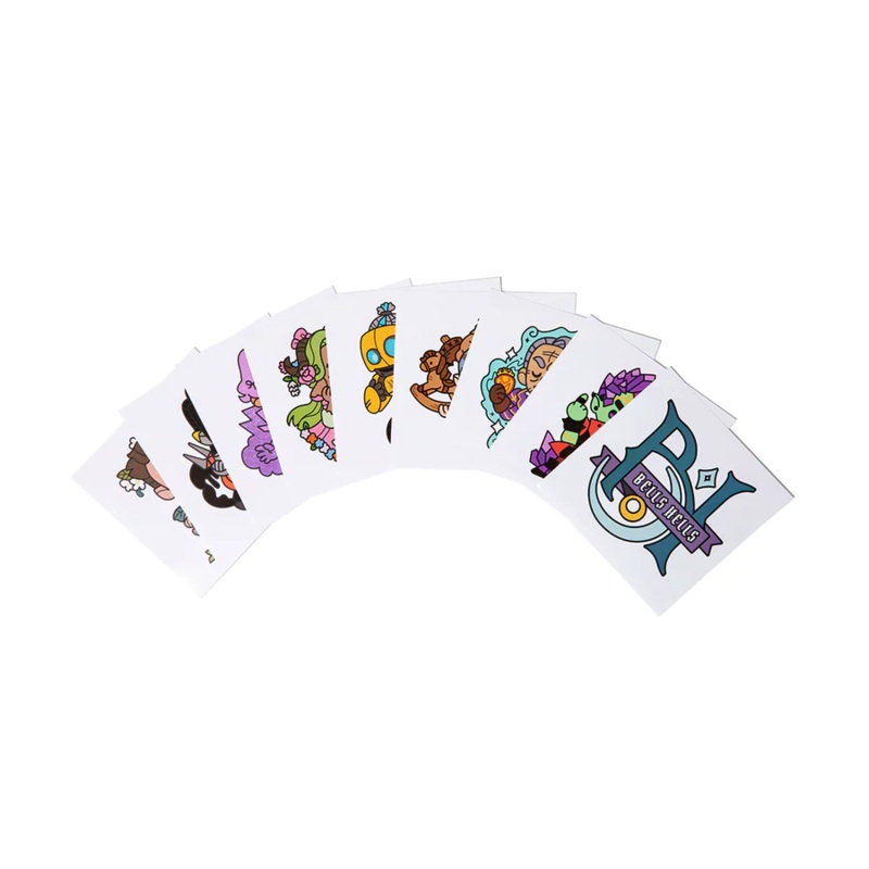 BELLS HELLS CHIBI 9 PACK DECALS