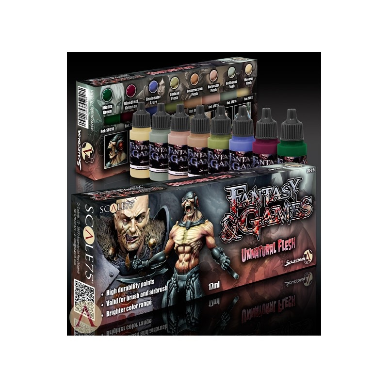 UNNATURAL FLESH PAINT SET