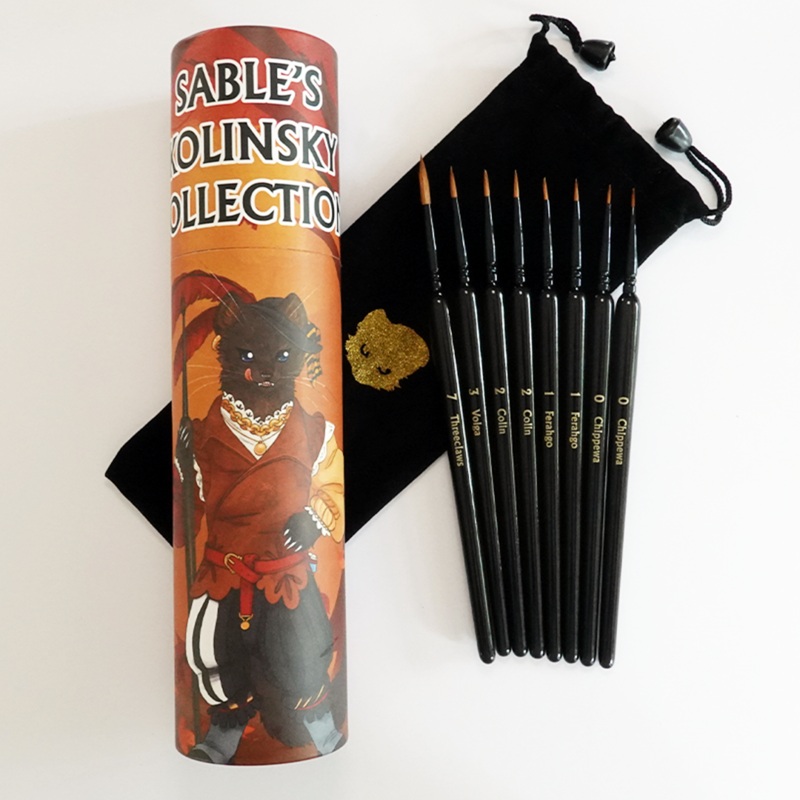 KOLINSKY SABLE BRUSH SET