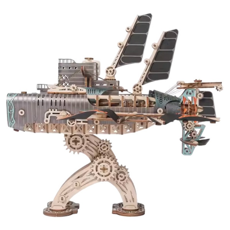 3-D MFANTASY AIRSHIP: 20,000 LEAGUES GREY