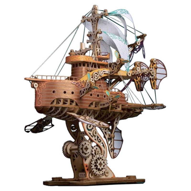 3-D MFANTASY AIRSHIP: AROUND THE WORLD IN 80 DAYS