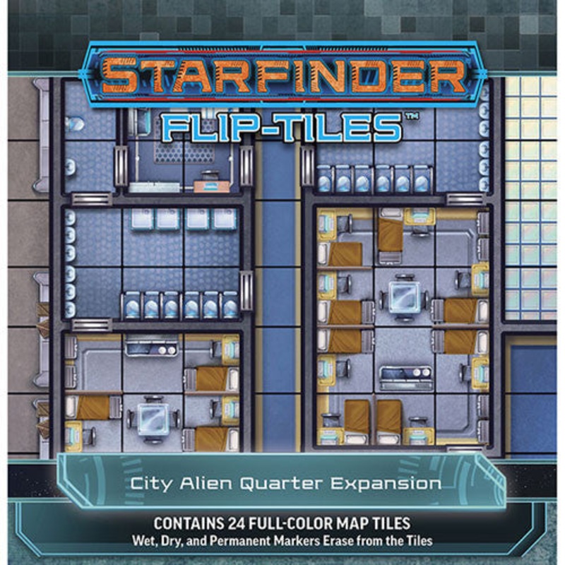 STARFINDER FLIP TILES CITY ALIEN QUARTER