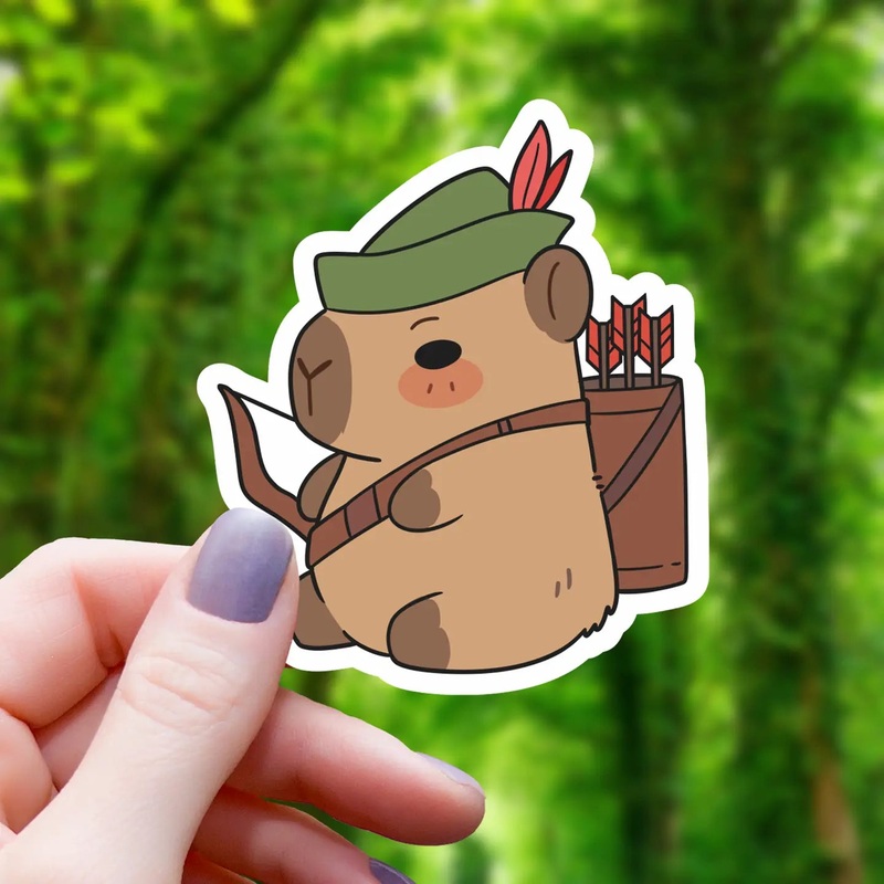 CAPYBARA RANGER STICKER
