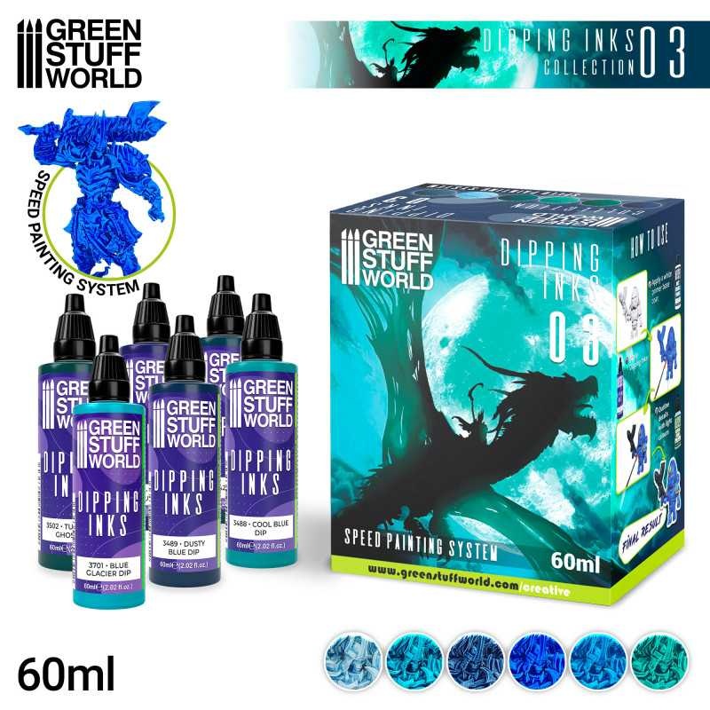 GREEN STUFF WORLD DIPPING INK SET 3