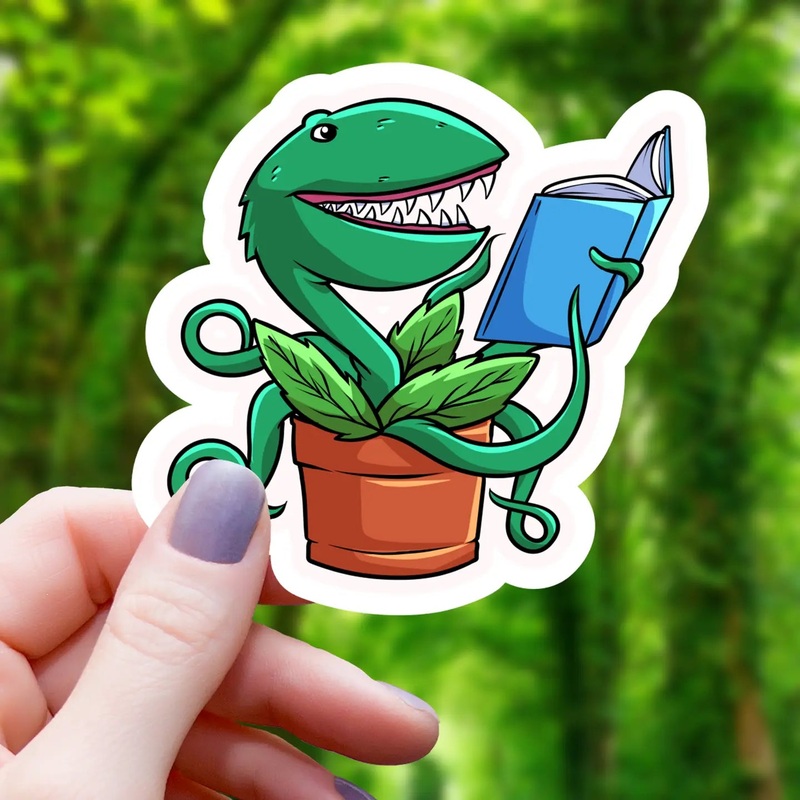 VENUS FLYTRAP READING STICKER