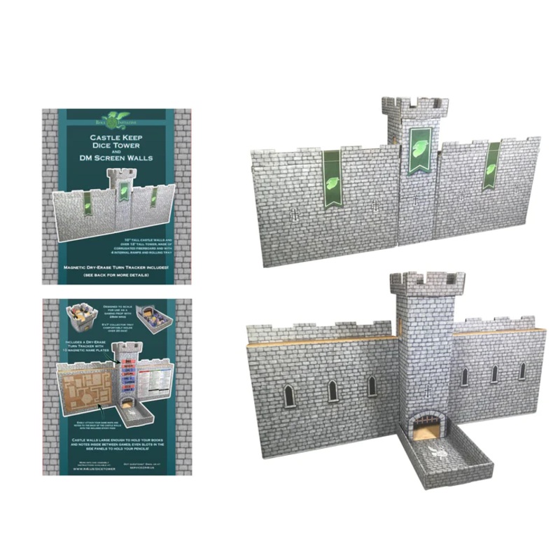 CASTLE KEEP DICE TOWER DM SCREEN