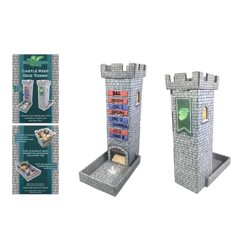CASTLE KEEP TURN TRACKER DICE TOWER