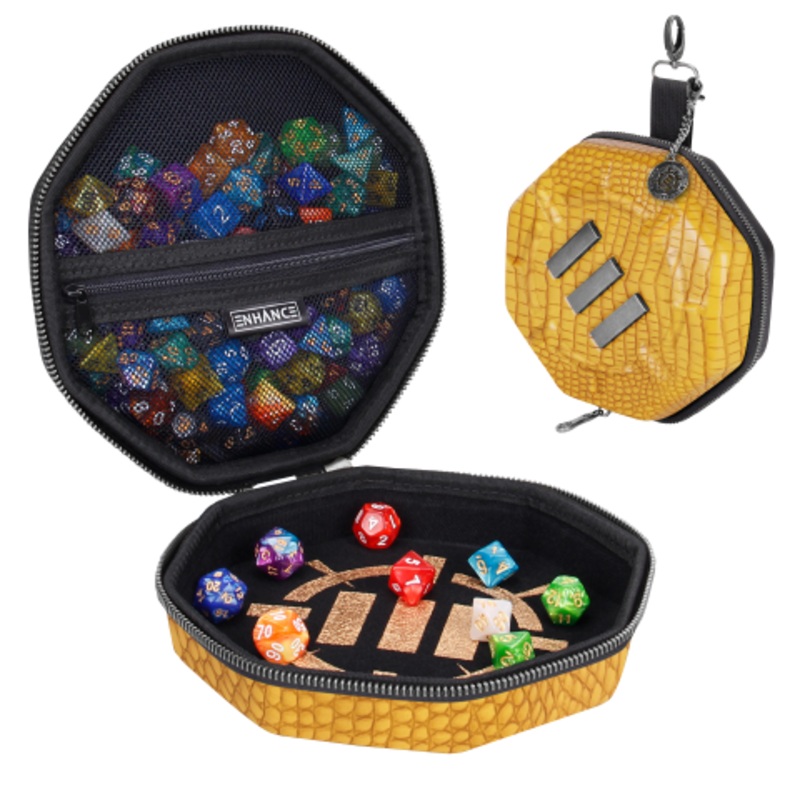 ENHANCE DRAGON GOLD DICE BOX