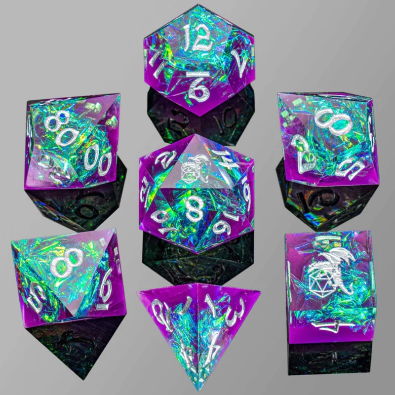 CAPTURED MAGIC SHARP RESIN PURPLE & GREEN