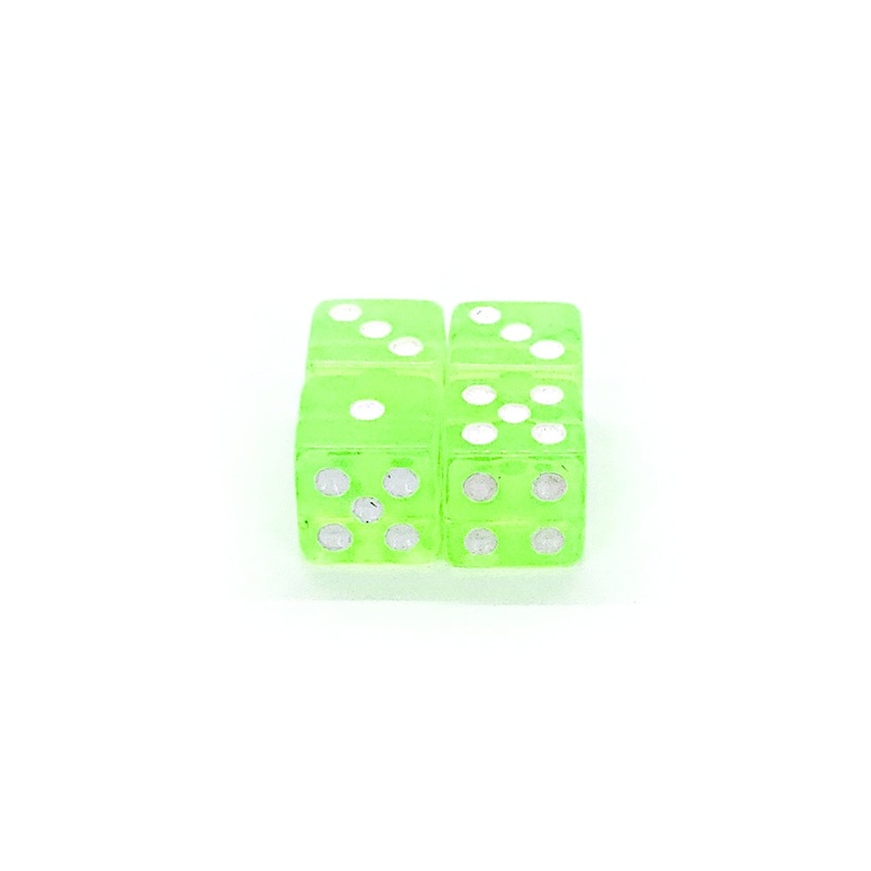 TUMBLIN DICE LIME GREEN DICE