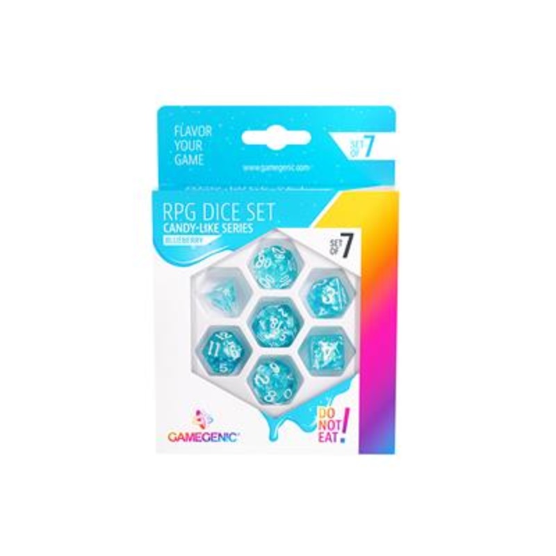 CANDY-LIKE SERIES - BLUEBERRY RPG DICE SET