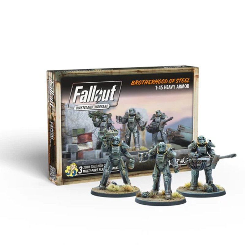 FALLOUT WASTELAND WARFARE BROTHERHOOD OF STEEL T-45 HEAVY ARMOR