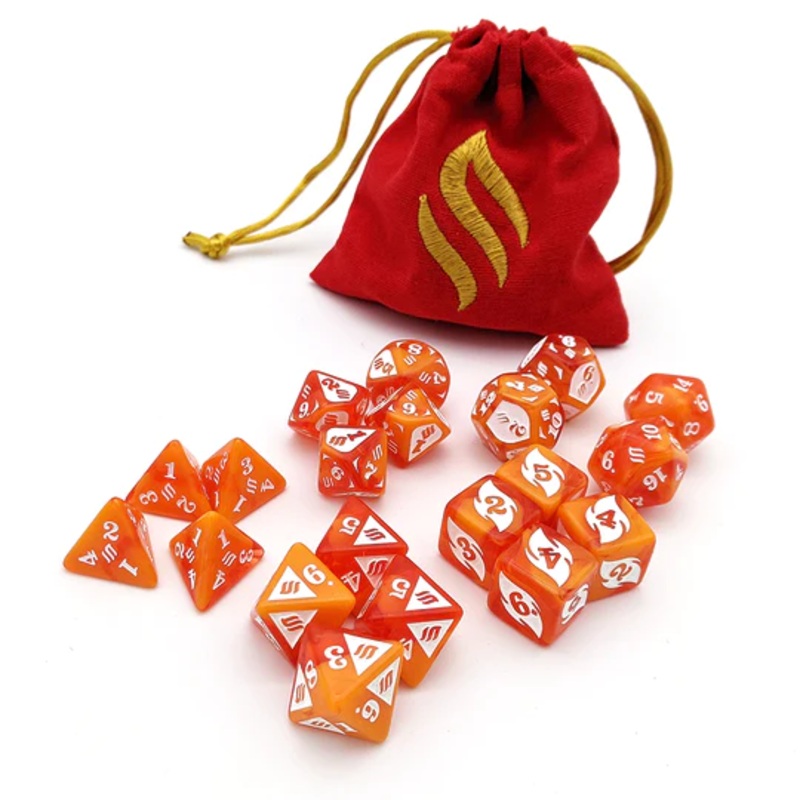 FIRE DAMAGE DICE (18)