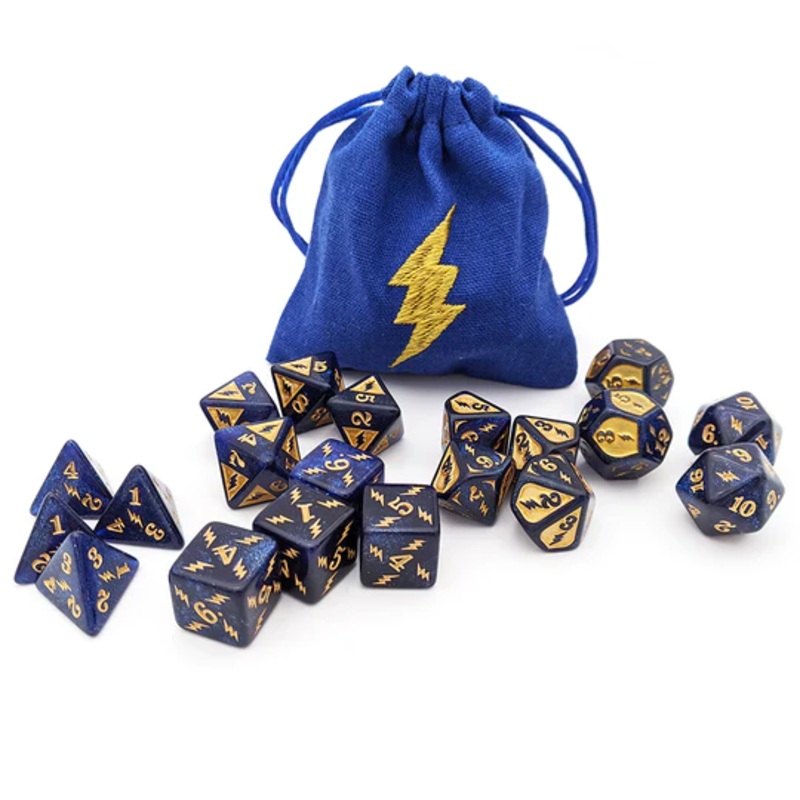 LIGHTNING DAMAGE DICE (18)