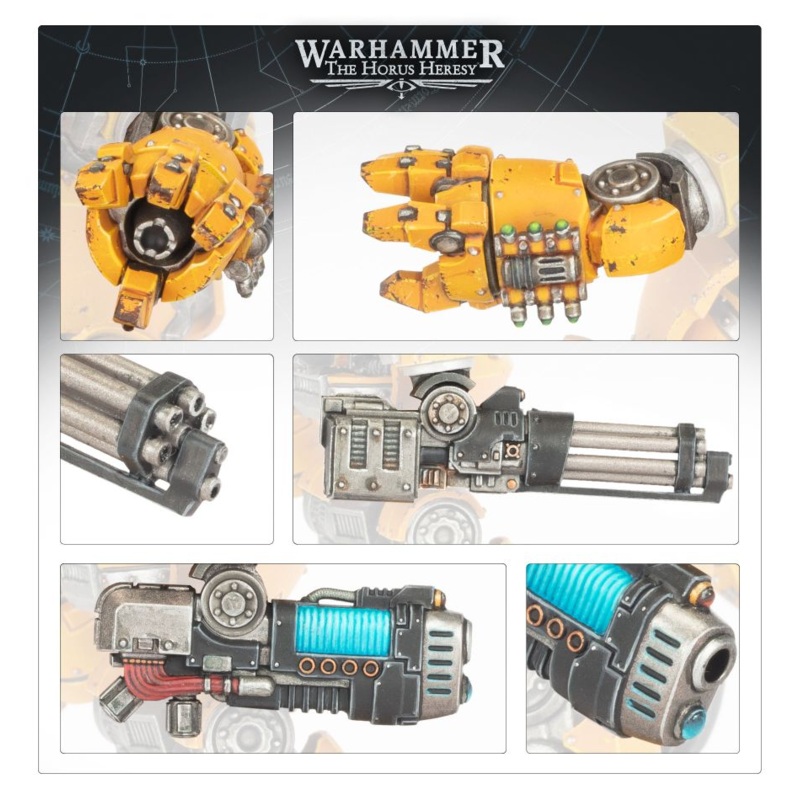 HORUS HERESY CONTEMPTOR DREADNOUGHT  WEAPON FRAME 2