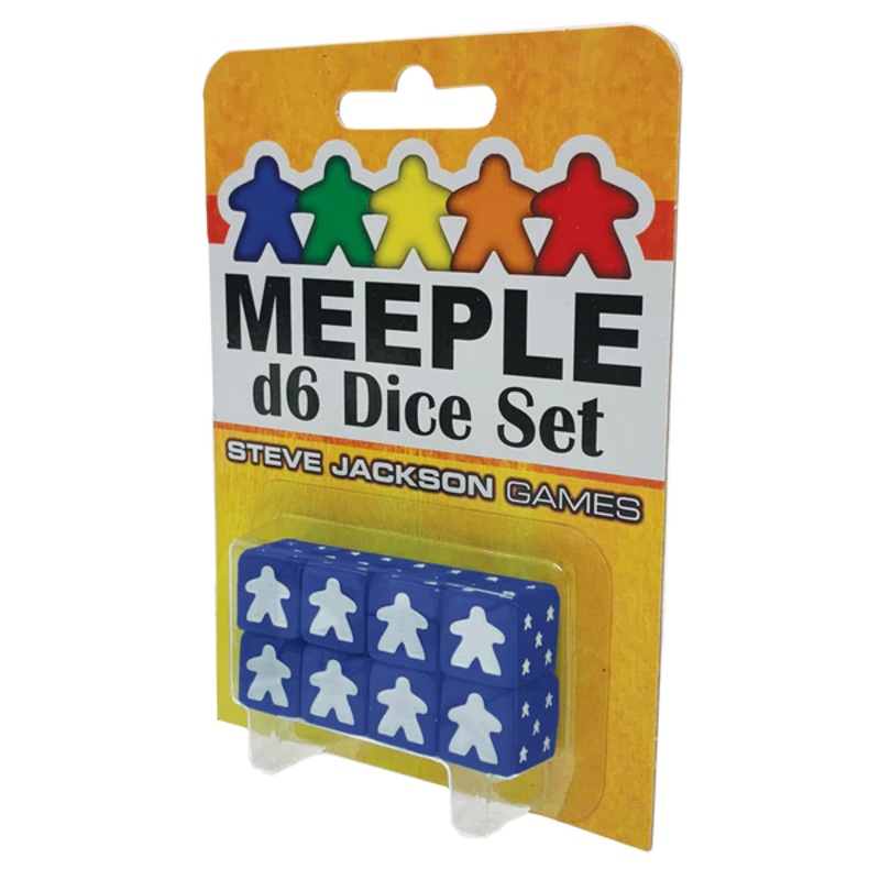 MEEPLE BLUE D6 DICE SET