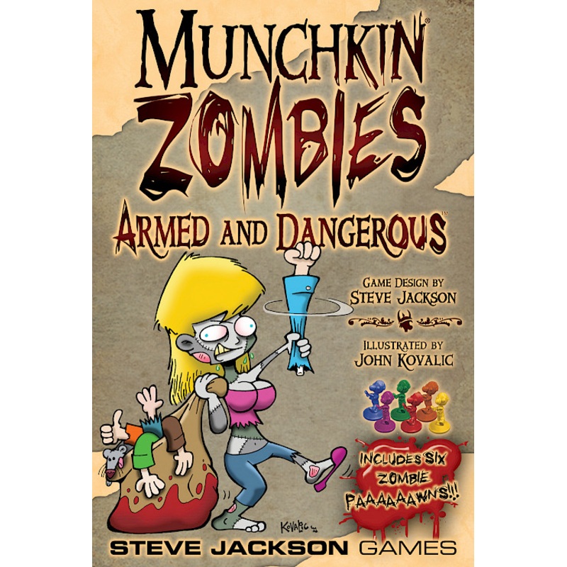 MUNCHKIN ZOMBIES ARMED & DANGEROUS