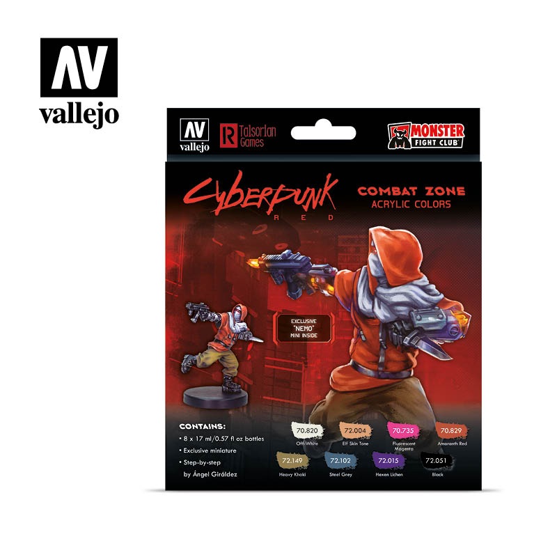 CYBERPUNK COMBAT ZONE PAINT SET