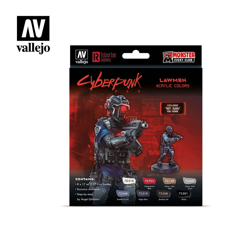 CYBERPUNK LAWMEN PAINT SET