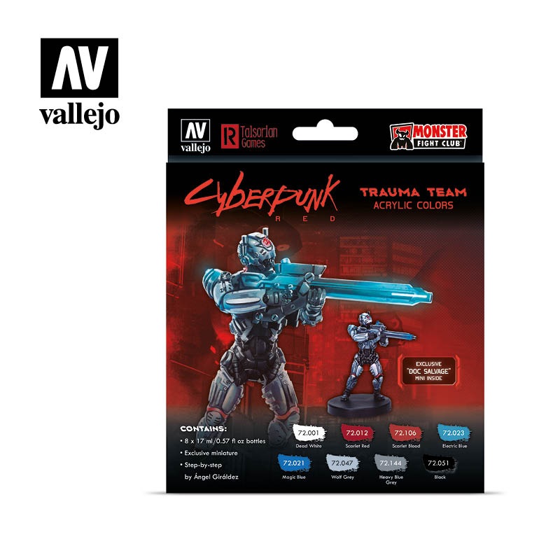 CYBERPUNK TRAUMA TEAM PAINT SET