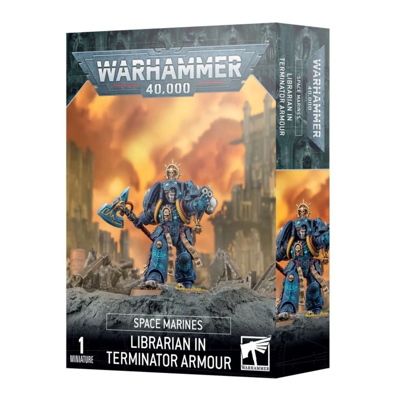 SPACE MARINE LIBRARIAN IN TERMINATOR ARMOR