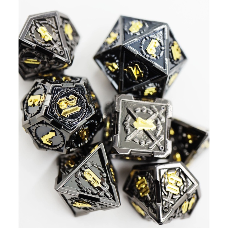 DEMONIC SWORD METAL DICE