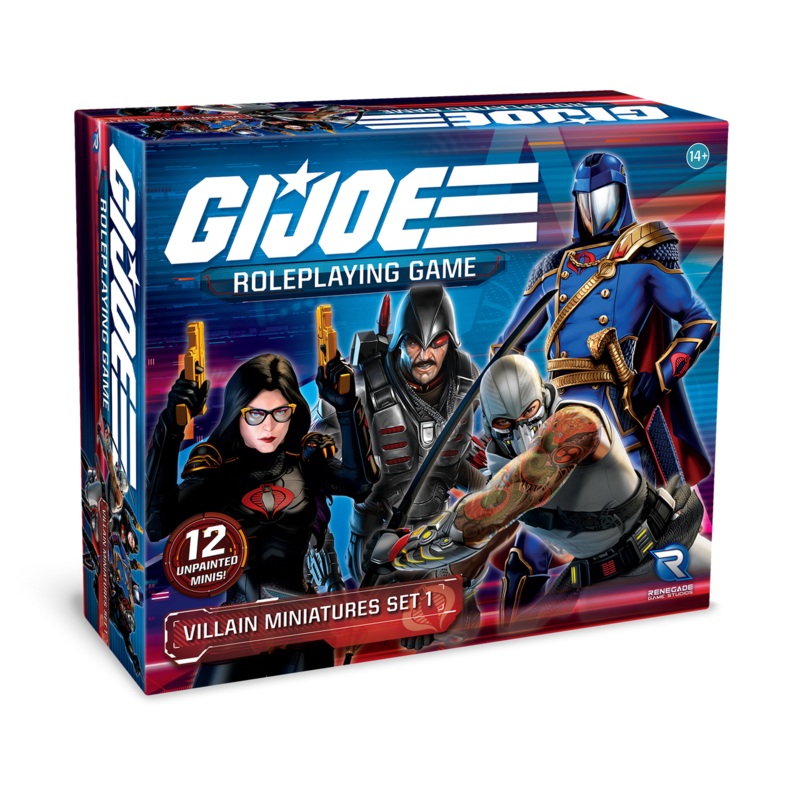 GI JOE RPG VILLAIN MINI SET 1