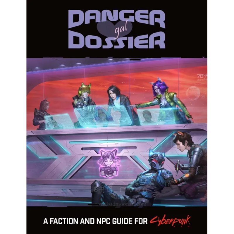 DANGER GAL DOSSIER CYBERPUNK