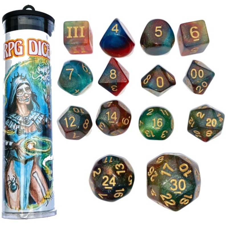 DUNGEON CRAWL CLASSICS MOTES OF MERCURIAL MAGIC DICE